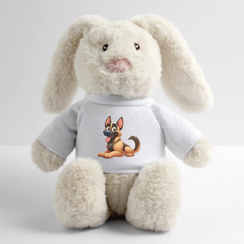 Deutscher Schäferhund 9 MiniFeet® RecycelHase® Creme