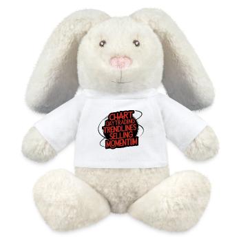Trading my passion cool trading design - MiniFeet® RecycelHase® Bunny Cream - white - Front