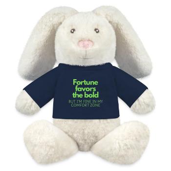 Fortune favors the bold - MiniFeet® RecycelHase® Bunny Cream - french navy - Front
