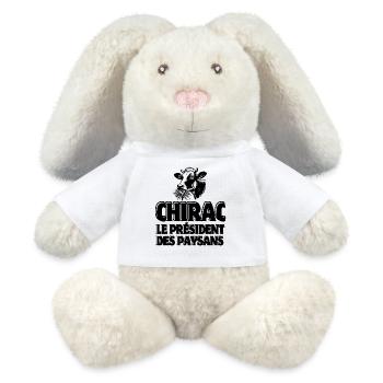 farmer, farmer, peasant, farmer - MiniFeet® RecycelHase® Bunny Cream - white - Front