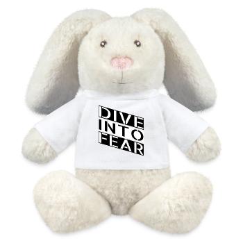 Courage Bday Bungee Jumping Techniques - MiniFeet® RecycelHase® Bunny Cream - white - Front
