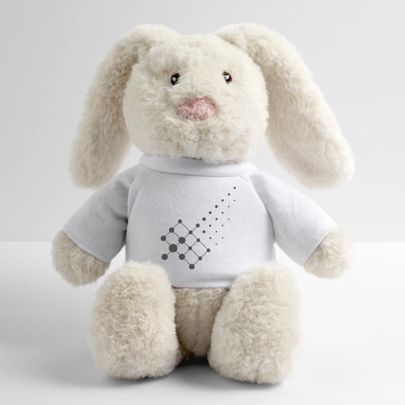 Géométrie de diffusion – Conception chimique Lapin en peluche recyclé MiniFeet® Crème