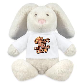 Weltbeste Line-Dance Crew - MiniFeet® RecycelHase® Creme - Weiß - Vorne