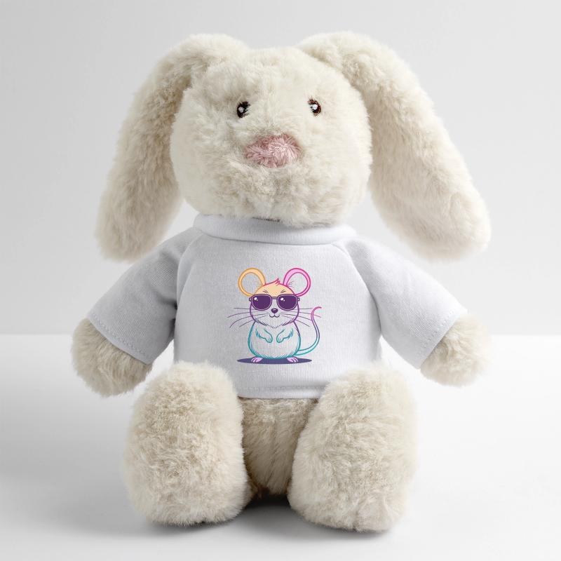 Rainbow Mouse Glasses MiniFeet® RecycelHase® Bunny Cream