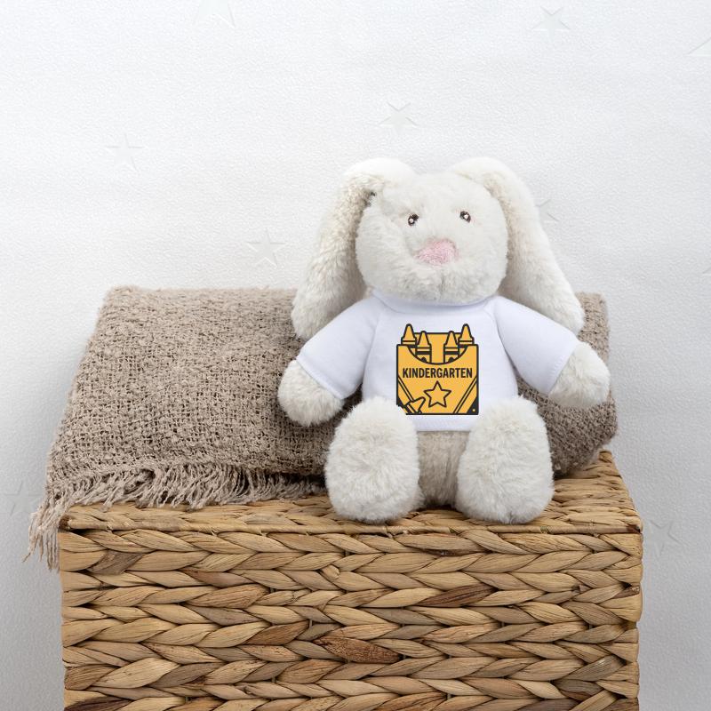 Crayons Kindergarten Logo MiniFeet® RecycelHase® Bunny Cream