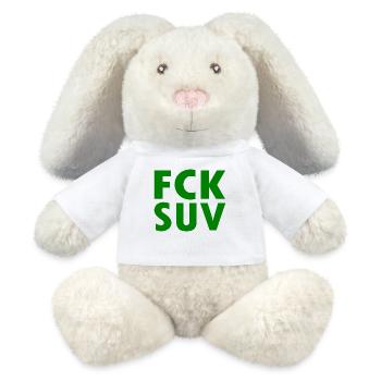 Fck suv - MiniFeet® RecycelHase® Creme - Weiß - Vorne
