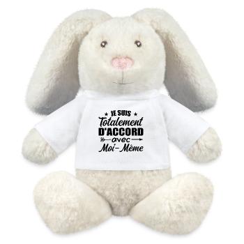 I totally agree with myself - MiniFeet® RecycelHase® Bunny Cream - white - Front