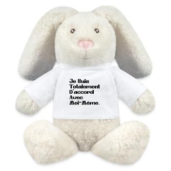 I totally agree with myself - MiniFeet® RecycelHase® Bunny Cream - white - Front
