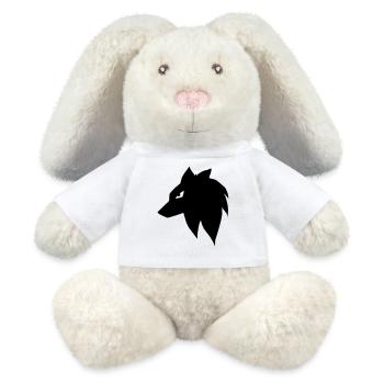 Manga Wolf - MiniFeet® RecycelHase® Bunny Cream - white - Front