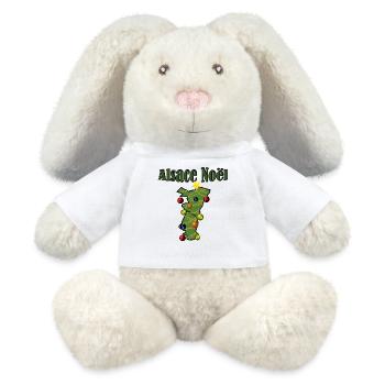 Alsace Christmas Christmas Christmas - MiniFeet® RecycelHase® Bunny Cream - white - Front
