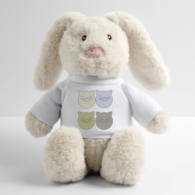 Cats 4 Pack MiniFeet® RecycelHase® Bunny Cream
