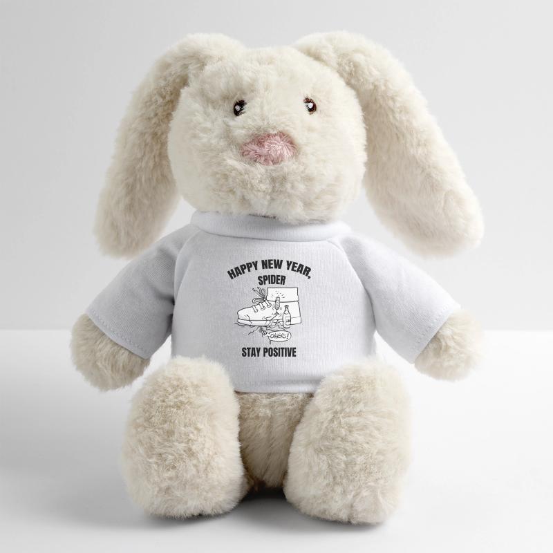 Beth l'araignée - Cheers ! Lapin en peluche recyclé MiniFeet® Crème