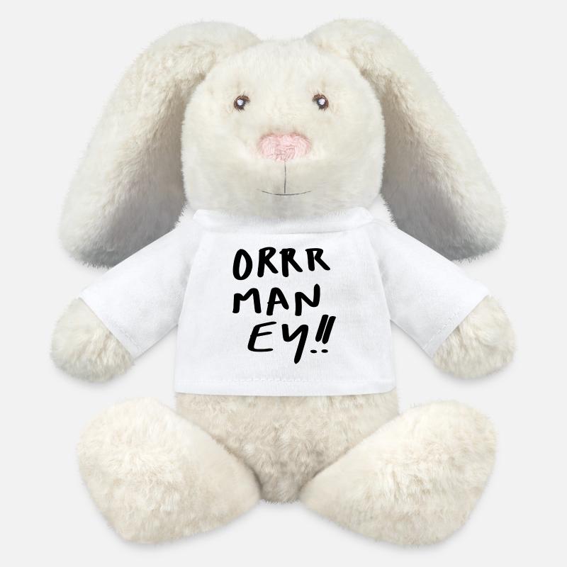 Orrrr man ey - MiniFeet® RecycelHase® Creme - Weiß