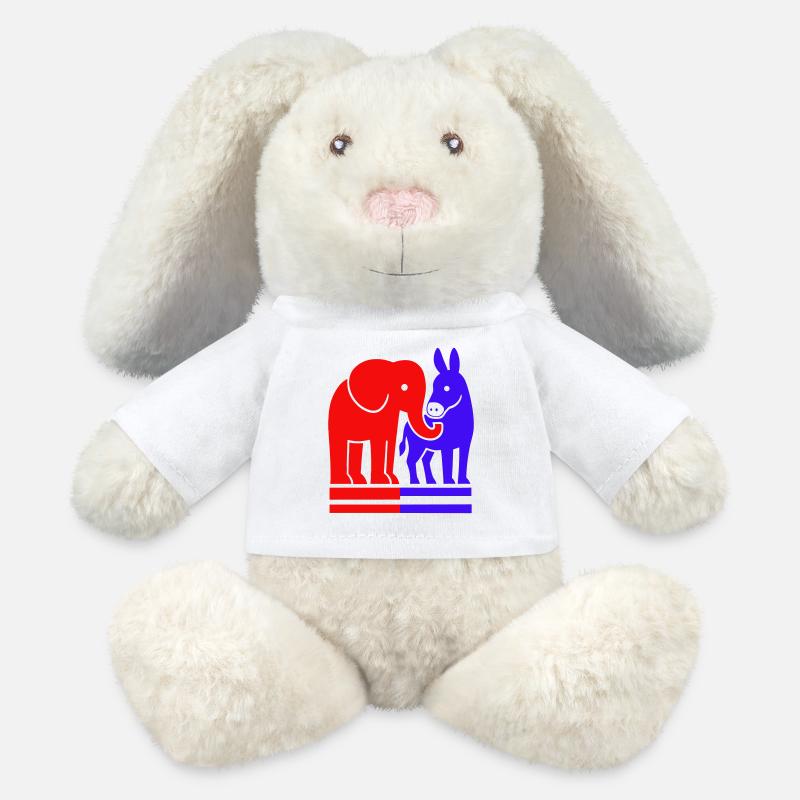 Elefant und Esel USA - MiniFeet® RecycelHase® Creme - Weiß
