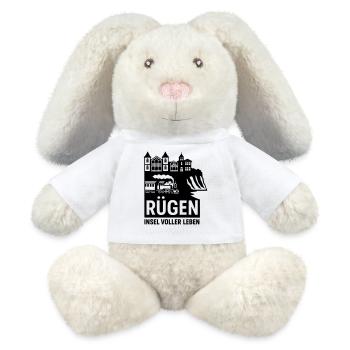 Rügen Island full of life - MiniFeet® RecycelHase® Bunny Cream - white - Front