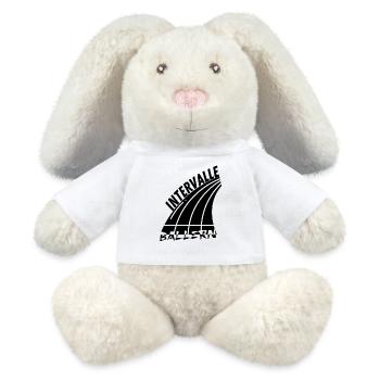 Speed without limits. Intervals make you fast - MiniFeet® RecycelHase® Bunny Cream - white - Front