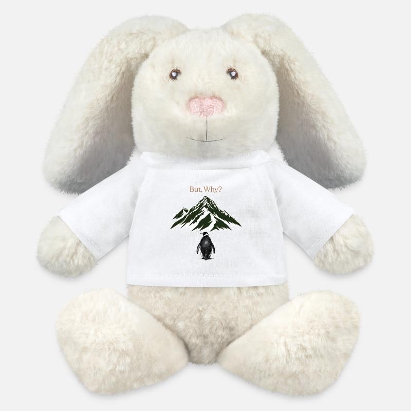 But, Why? Berglandschaft - MiniFeet® RecycelHase® Creme - Weiß