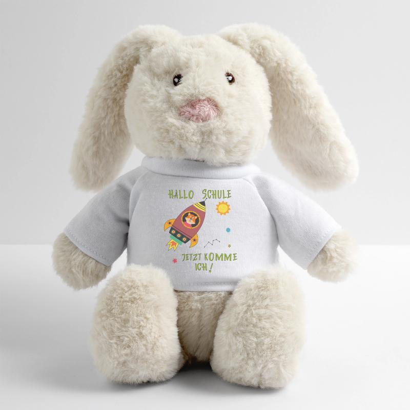 Hallo Schule  MiniFeet® RecycelHase® Creme