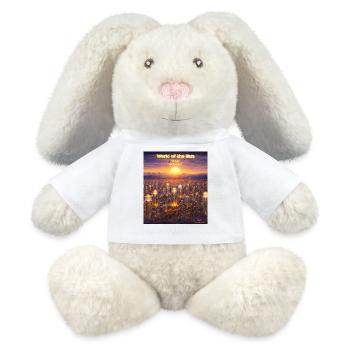 World of the Sun – Good Morning - MiniFeet® RecycelHase® Bunny Cream - white - Front