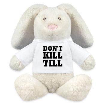 don't kill till - MiniFeet® RecycelHase® Bunny Cream - white - Front