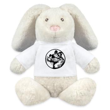 Maus Ratte - MiniFeet® RecycelHase® Creme - Weiß - Vorne