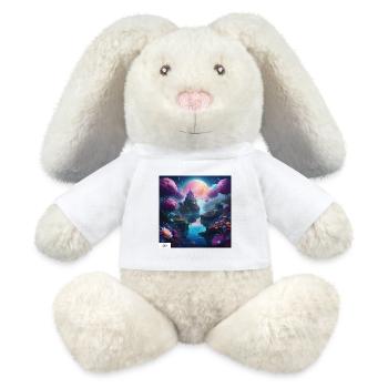 Ethereal kingdom dreamscape - MiniFeet® RecycelHase® Bunny Cream - white - Front