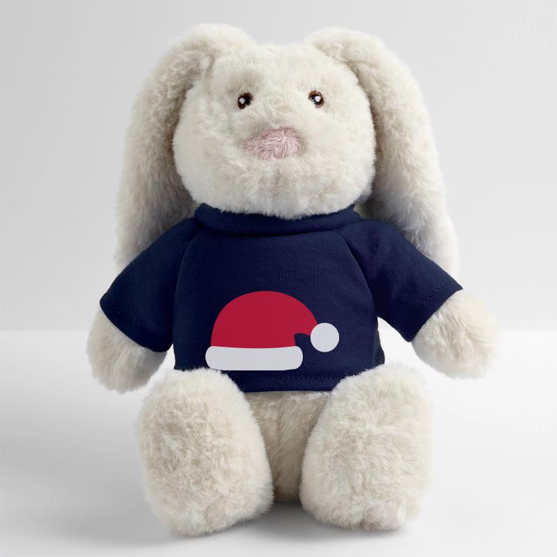 Santa Hat MiniFeet® RecycelHase® Bunny Cream
