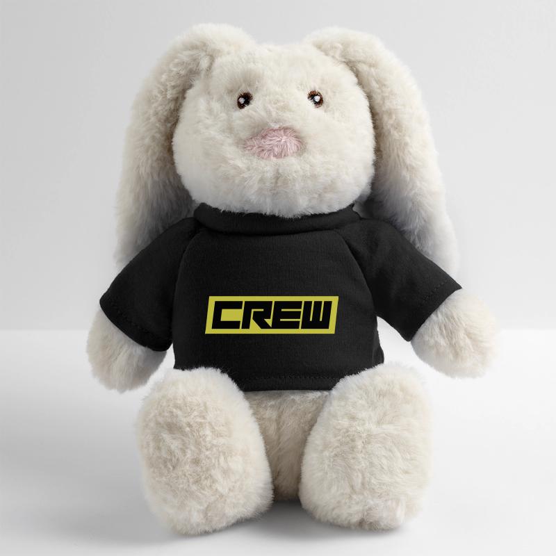 Équipage Lapin en peluche recyclé MiniFeet® Crème