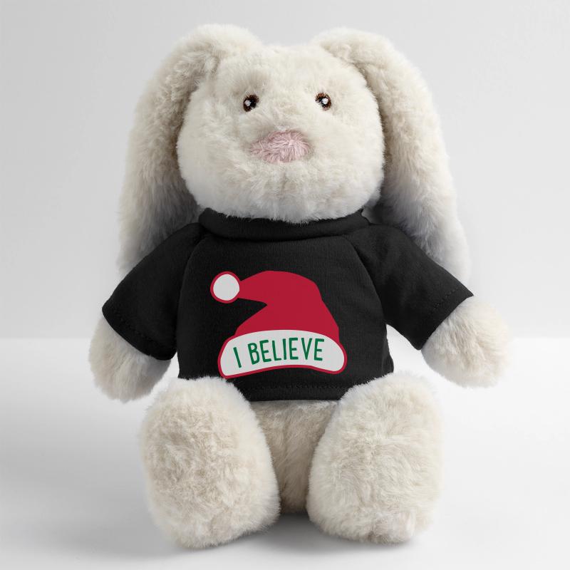 Ich glaube an den Weihnachtsmann MiniFeet® RecycelHase® Creme