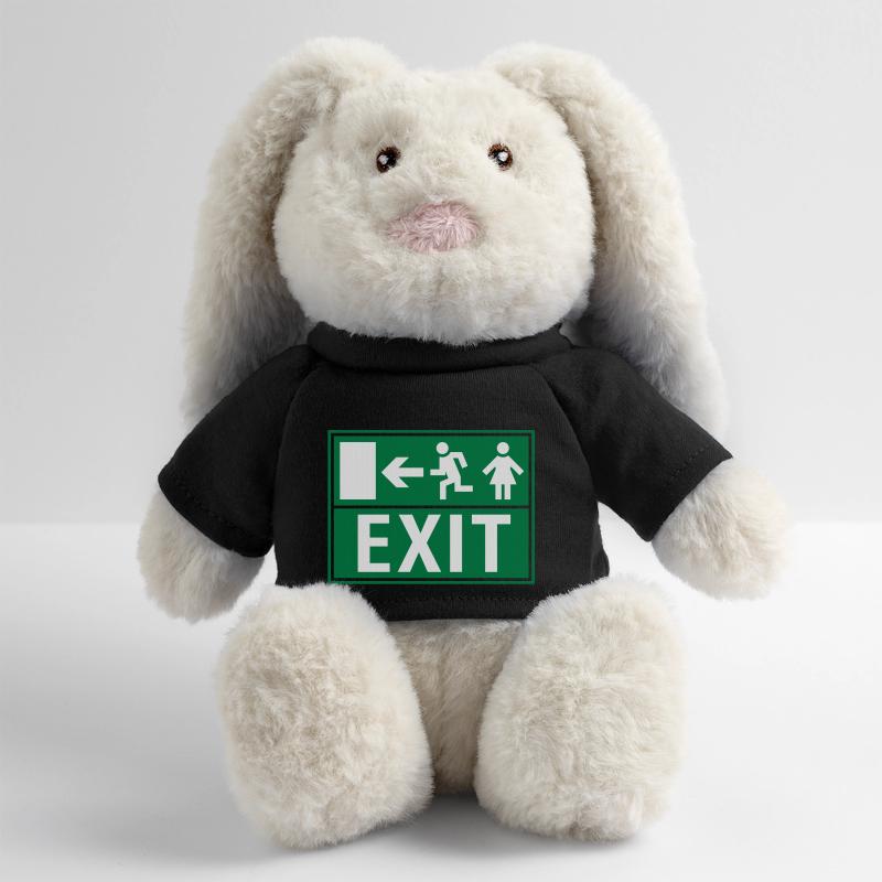 EXIT (NOTAUSGANG) MiniFeet® RecycelHase® Creme