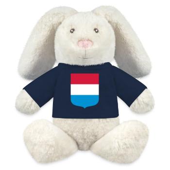 Luxemburg Luxembourg - MiniFeet® RecycelHase® Creme - French Navy - Vorne