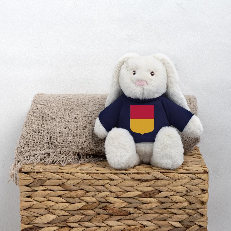 Souabe Lapin en peluche recyclé MiniFeet® Crème