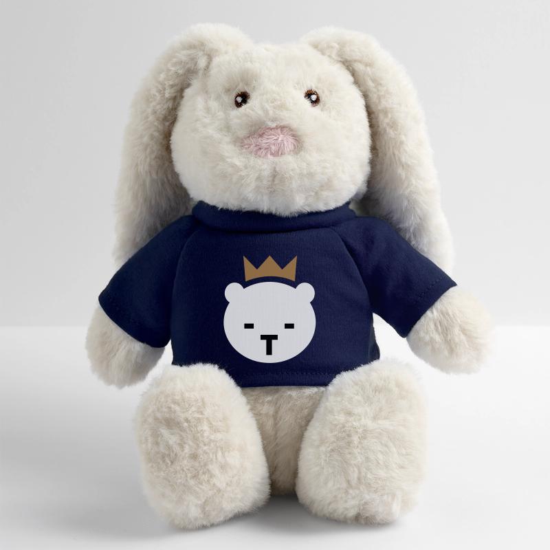 Ours de Berlin Lapin en peluche recyclé MiniFeet® Crème