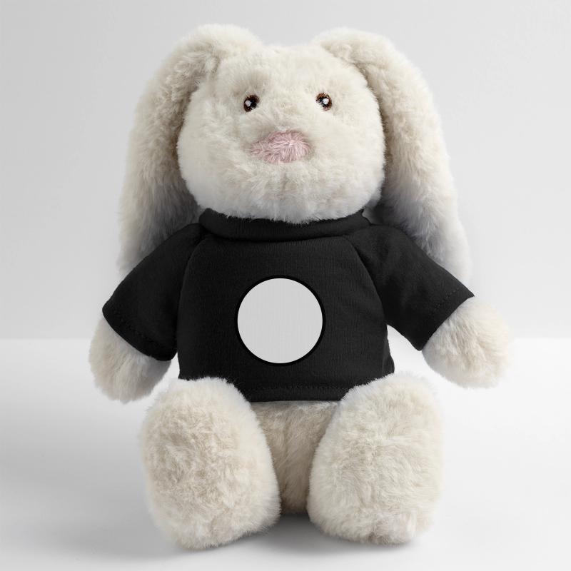 Circle Symbol Blank MiniFeet® RecycelHase® Bunny Cream