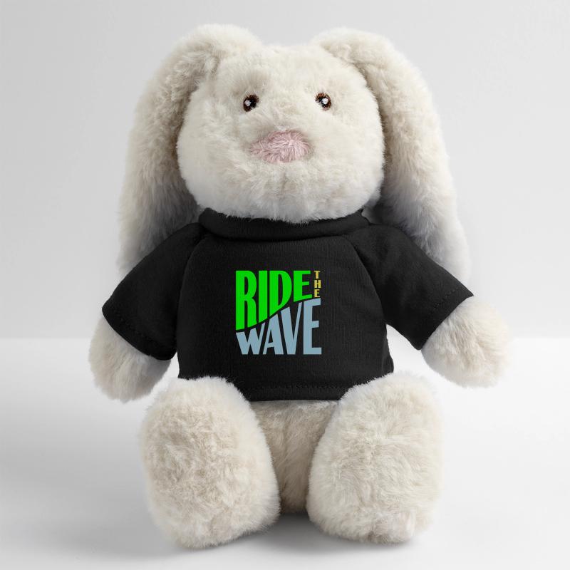 Ride the Wave plotter MiniFeet® RecycelHase® Creme