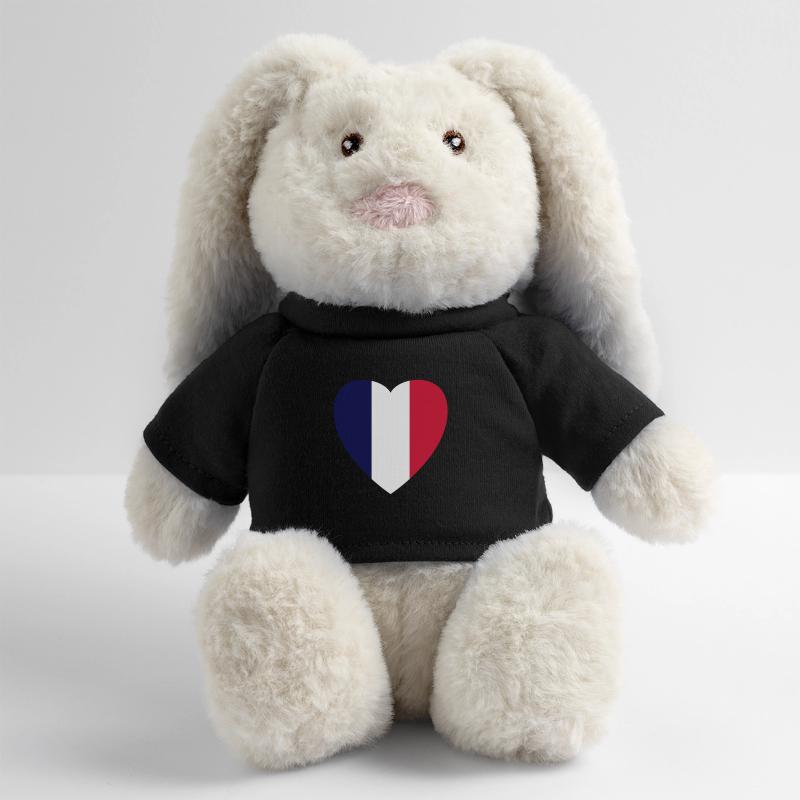 Variably Colored Heart (Vector) MiniFeet® RecycelHase® Bunny Cream