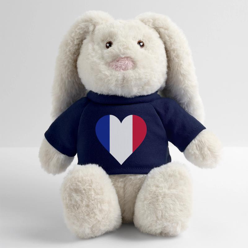 frankreich herz MiniFeet® RecycelHase® Creme