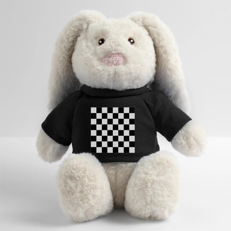 Schach Brett - Vector Design MiniFeet® RecycelHase® Creme