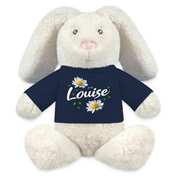Louise - MiniFeet® RecycelHase® Bunny Cream - french navy - Front