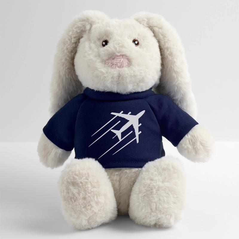 Flugzeug MiniFeet® RecycelHase® Creme