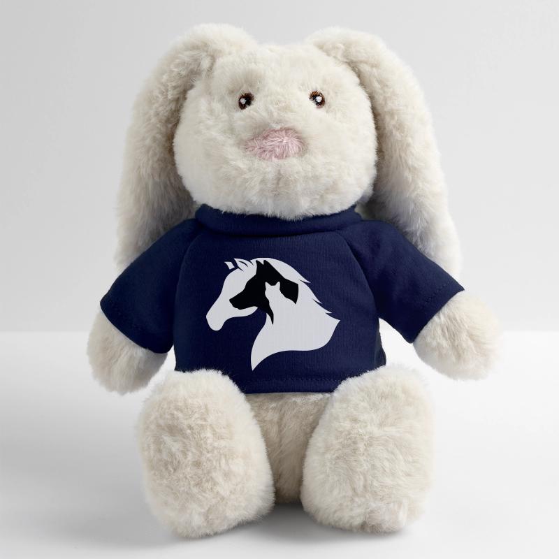 Silhouette De Cheval, Chien, Chat Lapin en peluche recyclé MiniFeet® Crème