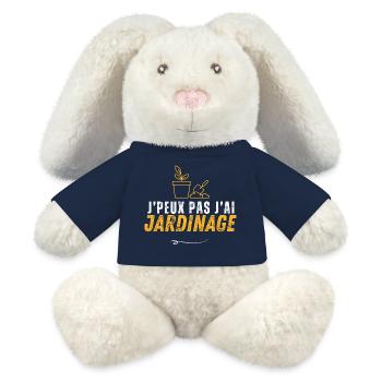 I can't gardening - MiniFeet® RecycelHase® Bunny Cream - french navy - Front