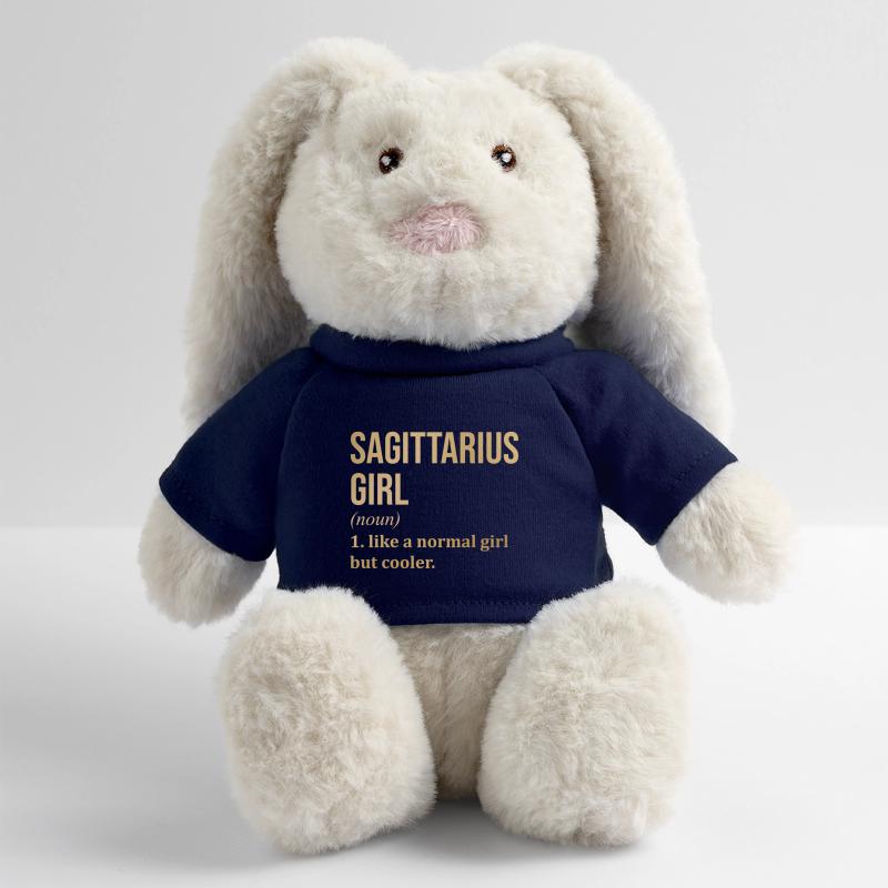 Sagittaire Lapin en peluche recyclé MiniFeet® Crème