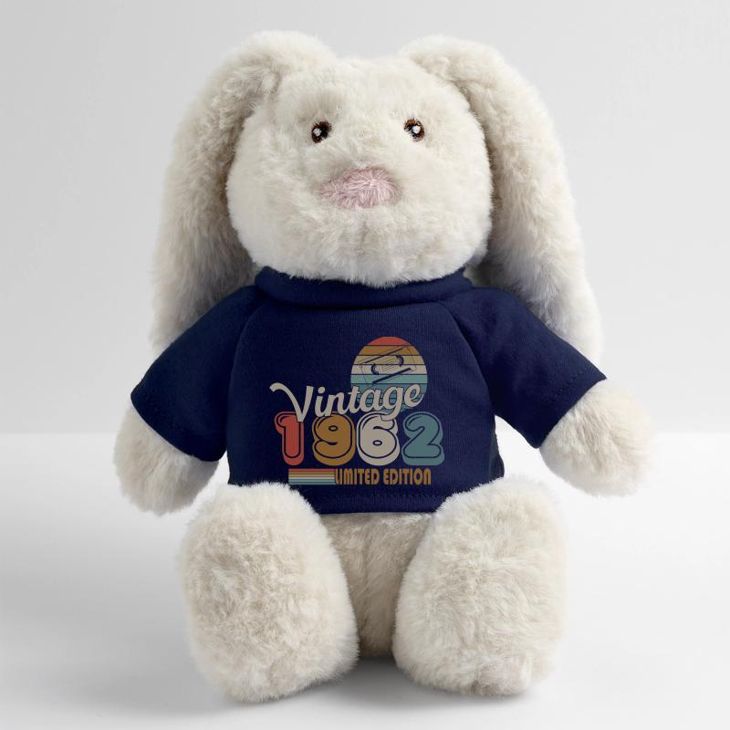 1962 Lapin en peluche recyclé MiniFeet® Crème
