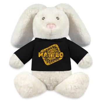 Sternenstaub Matteo - MiniFeet® RecycelHase® Creme - Schwarz - Vorne