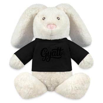 Gyatt - Lustige Memes - MiniFeet® RecycelHase® Creme - Schwarz - Vorne