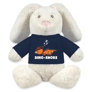  Dinosaur Paleontology Dino Sleeping - MiniFeet® RecycelHase® Bunny Cream - french navy - Front