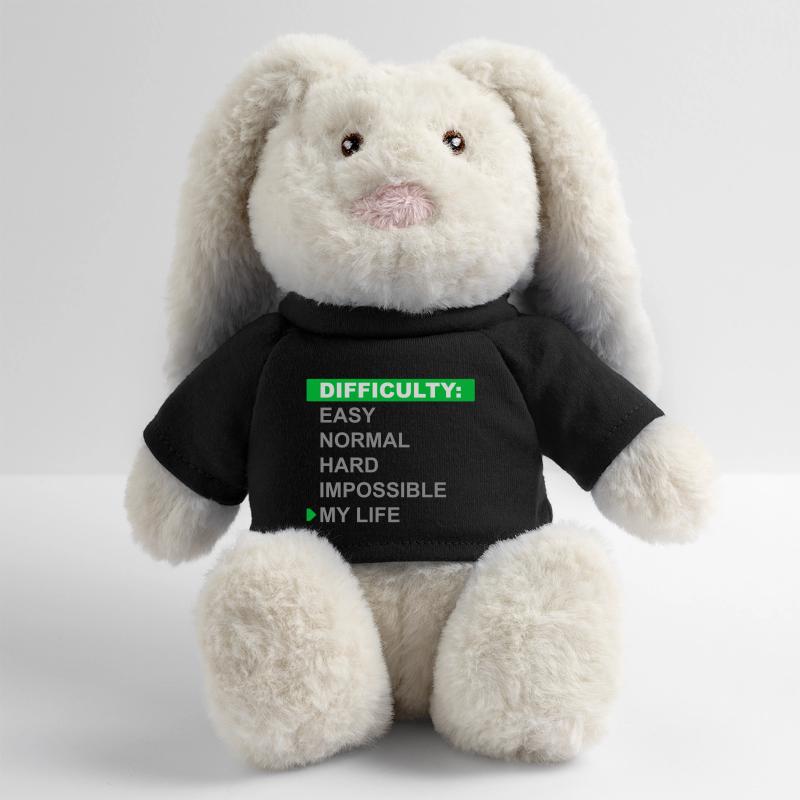 Mode de difficulté – Ma vie Lapin en peluche recyclé MiniFeet® Crème