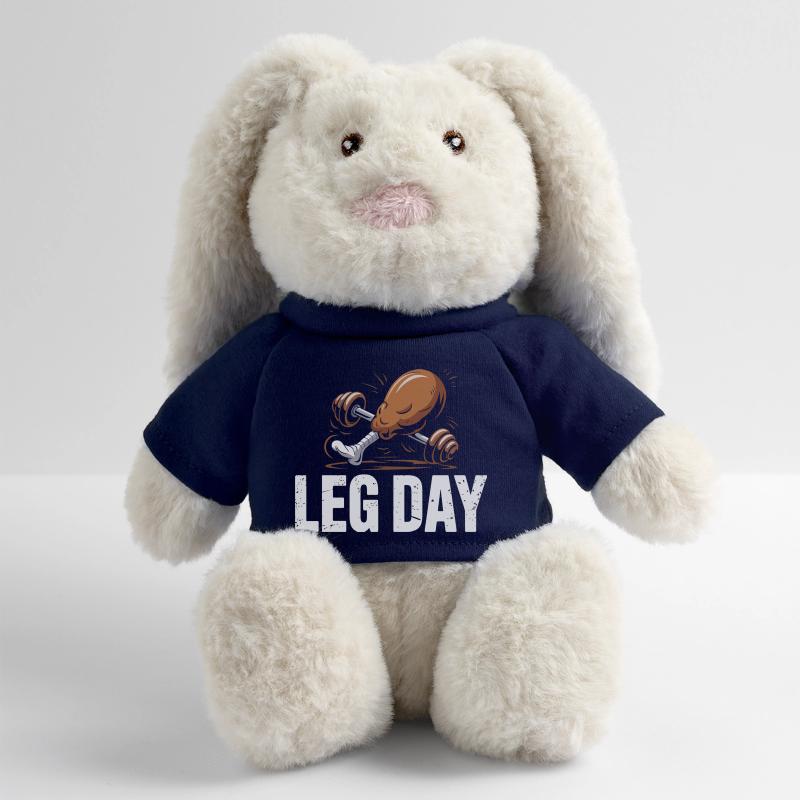 Leg Day Power Duel MiniFeet® RecycelHase® Bunny Cream