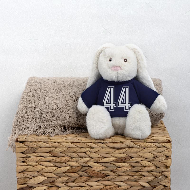 44 Lapin en peluche recyclé MiniFeet® Crème